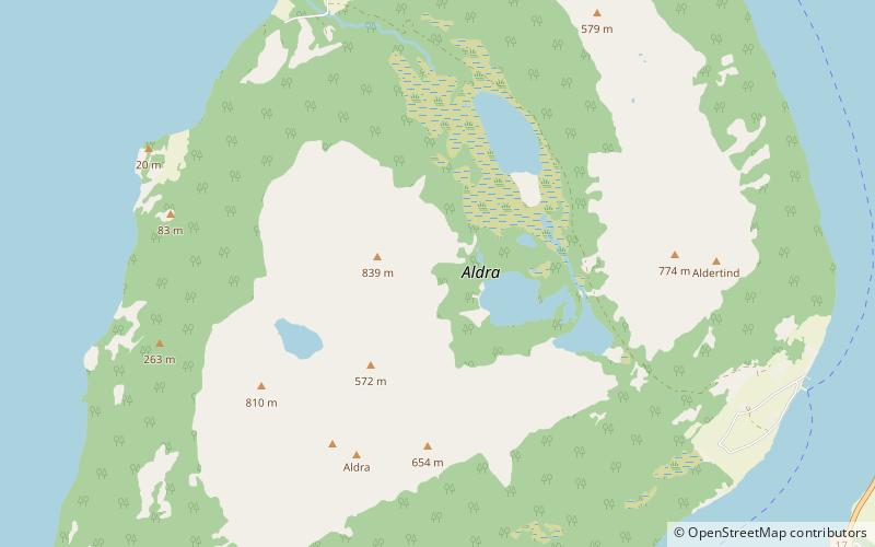 Aldra location map
