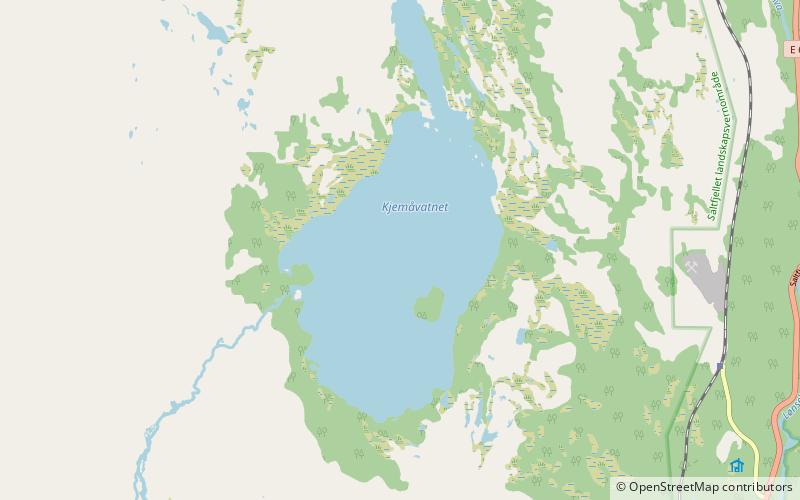 Kjemåvatnet location map