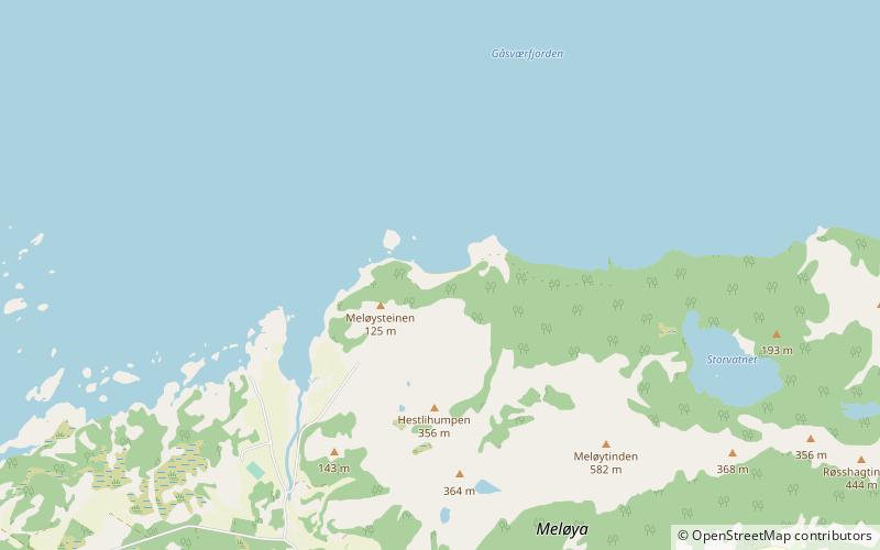 bremnessanden meloya location map