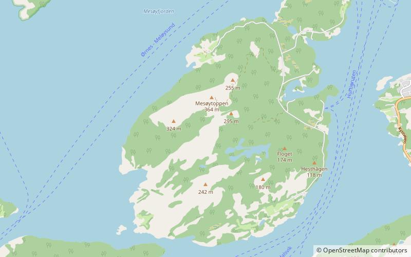 Mesøya location map