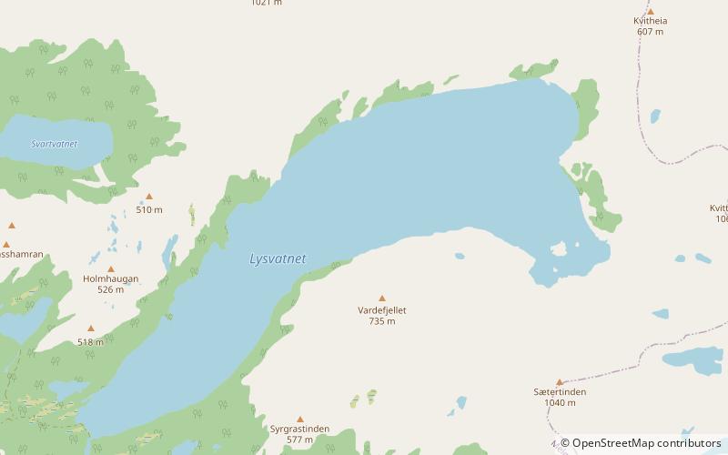 lysvatnet location map