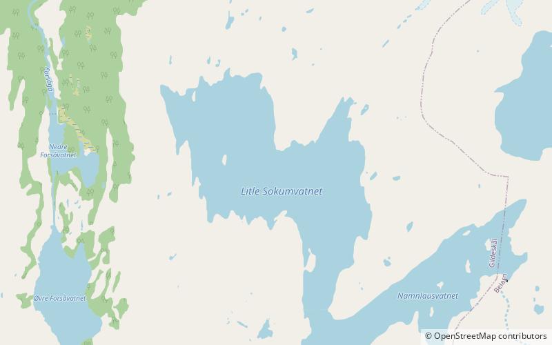 Litle Sokumvatnet location map