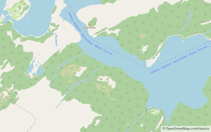 Beiar Fjord location map