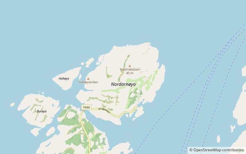 Nordarnøya location map