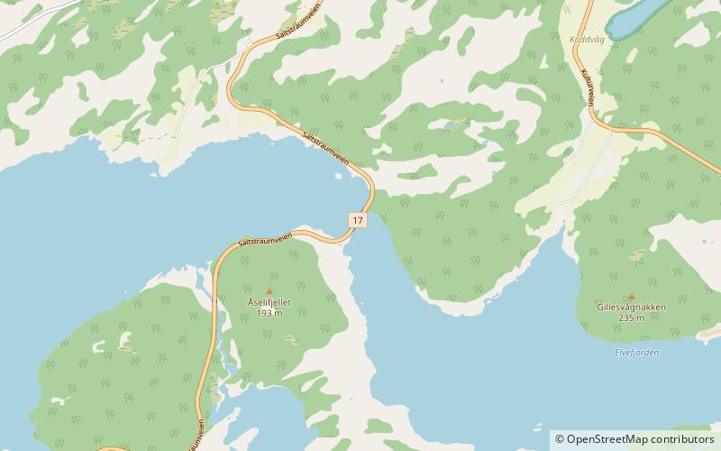 Åselistraumen Bridge location map