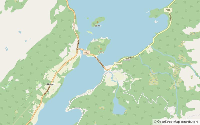 Støvset Bridge location map