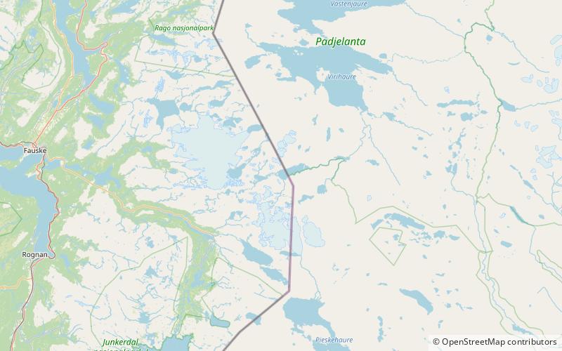 Vuolep Sårjåsjávrre location map
