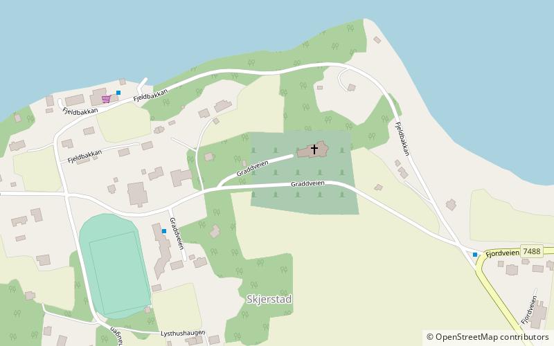 Skjerstad Church location map