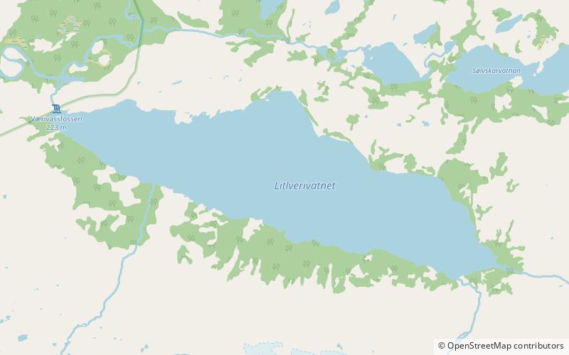 Litlverivatnet location map