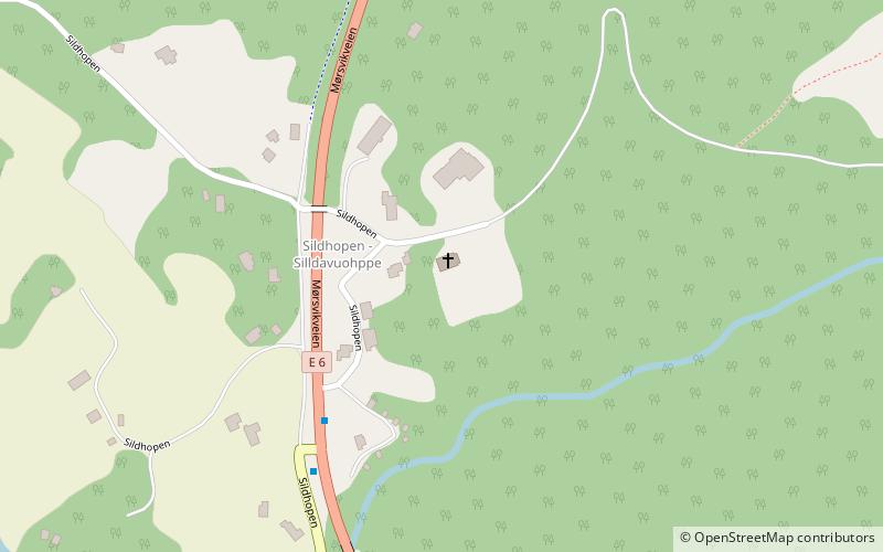 Mørsvikbotn Chapel location map