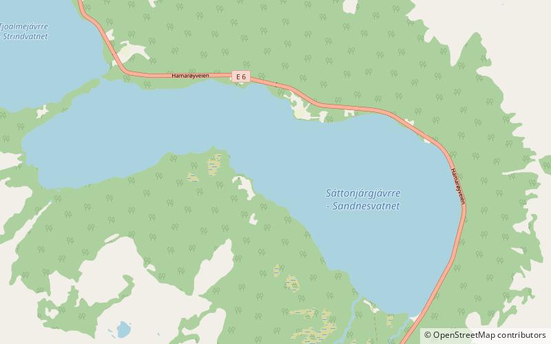 Sandnesvatnet location map