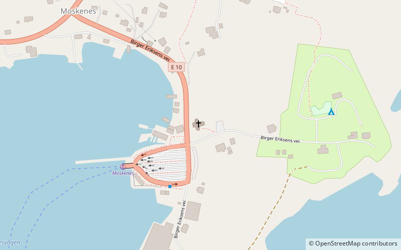 Moskenes Church location map