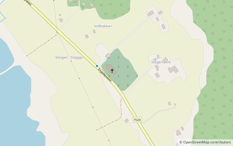 Steigen Church location map