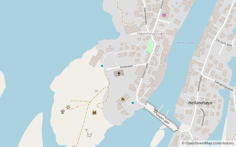 Iglesia de Henningsvær location map