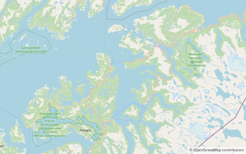 Tysfjorden location map