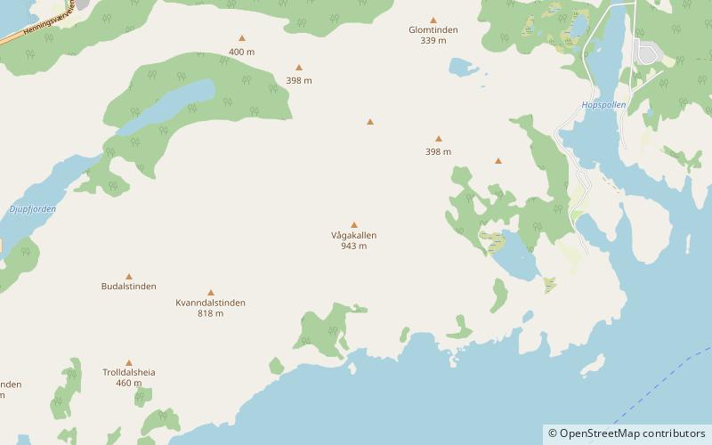 Vågakallen location map