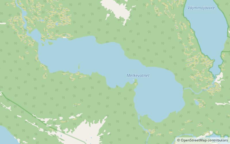 Melkevatnet location map
