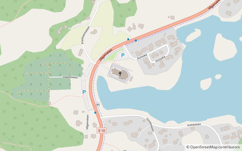 lofotkatedralen kabelvag location map
