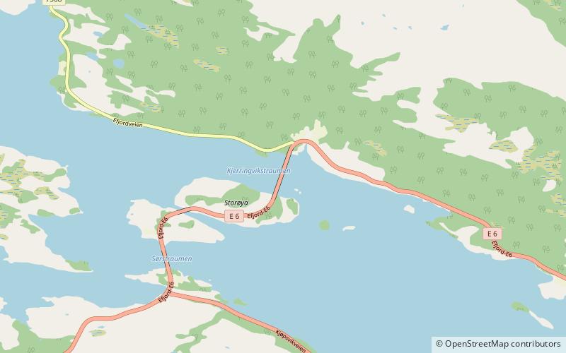 Efjord Bridges location map