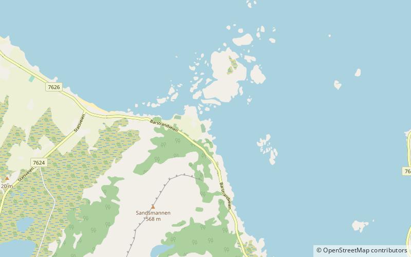 Gimsøy Church location map