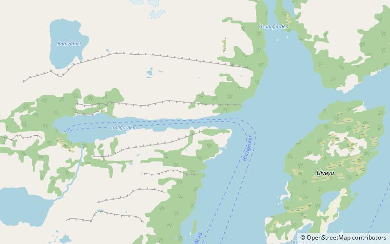 Trollfjord location map