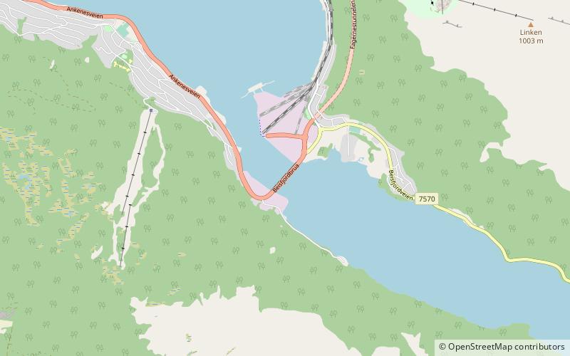 Beisfjord Bridge location map