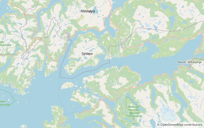 Ofotfjord location map