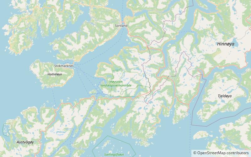 Møysalen location map