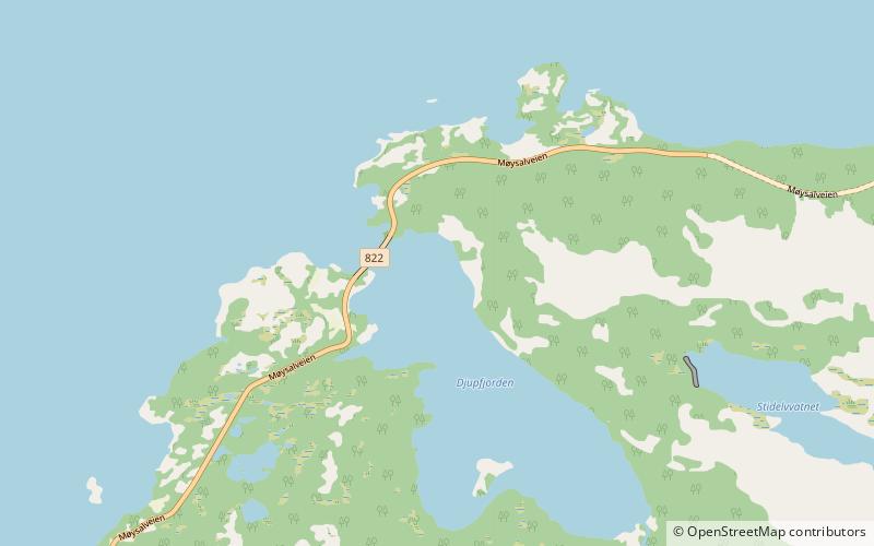 Djupfjordstraumen Bridge location map