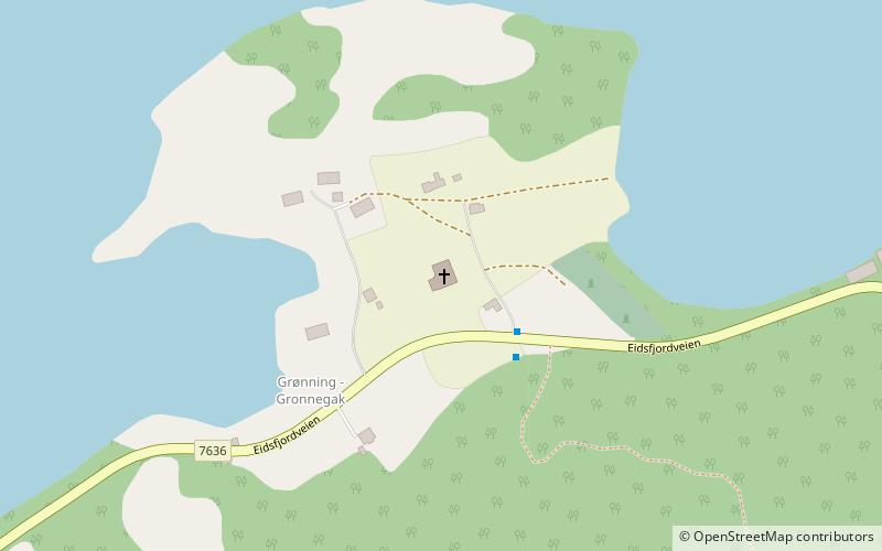 Grønning Church location map