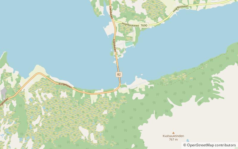 Kvalsaukan Bridge location map
