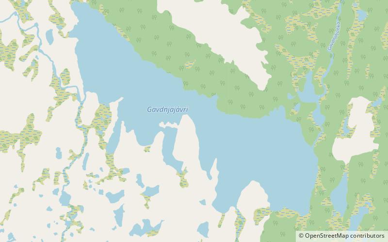 gavdnjajavri park narodowy ovre anarjohka location map
