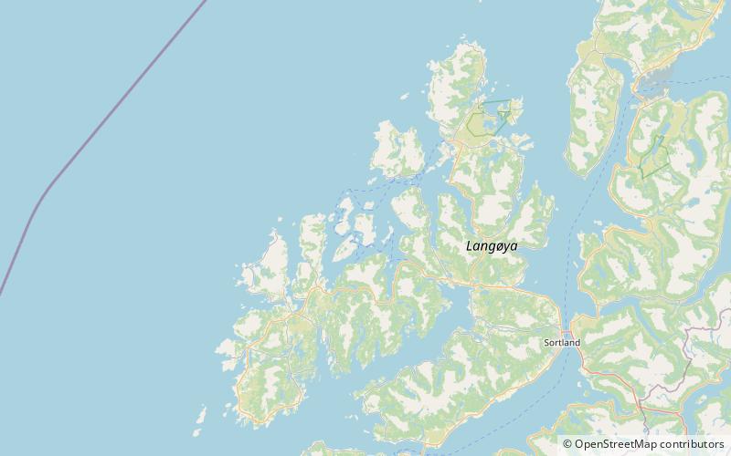 Dyrøya Island location map