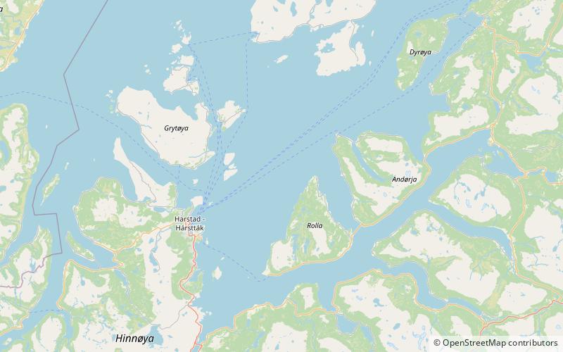 Vågsfjorden location map