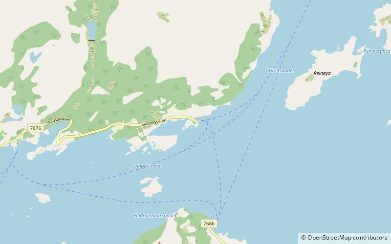 Øksnes Church location map