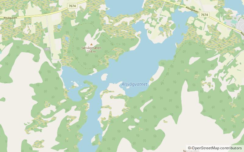 Alsvågvatnet location map