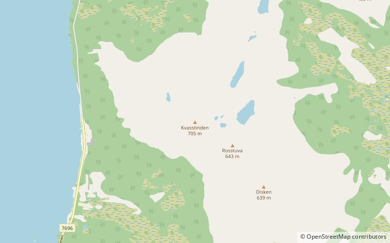 Kvasstinden location map