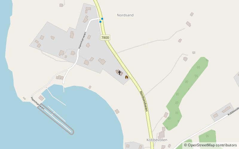 Sandsøy Church location map