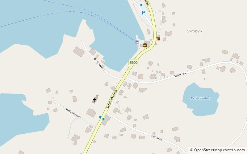 Skrolsvik Chapel location map