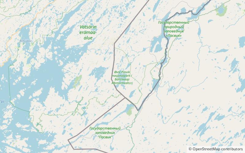 ellenvatnet ovre pasvik nationalpark location map