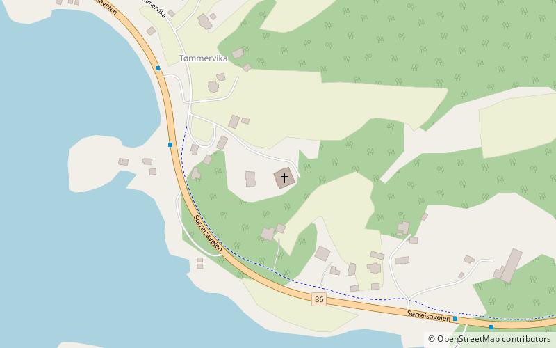 Sørreisa Church location map