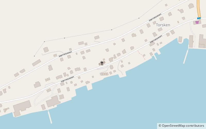 Torsken Church location map