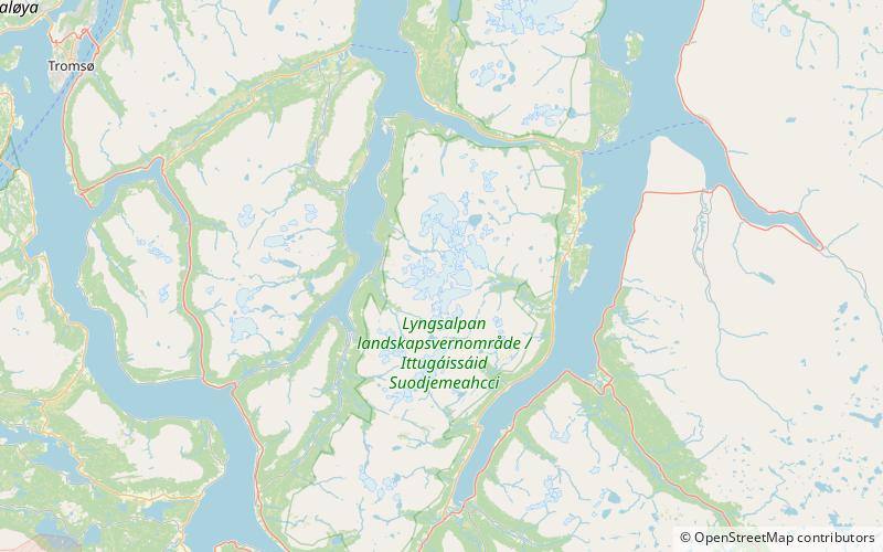 Jiekkevárri location map