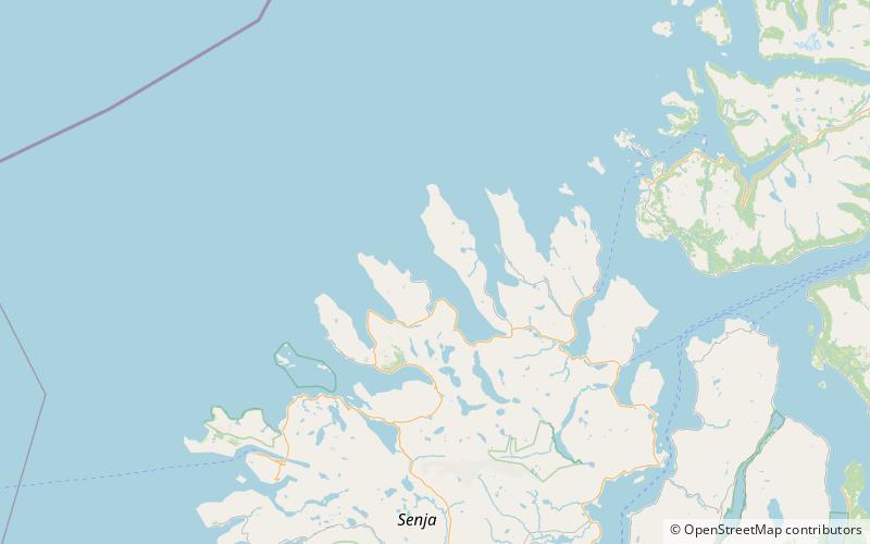 Mefjorden location map