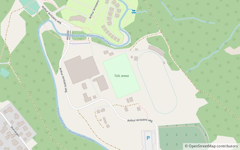 Tromsdalen Stadion location map