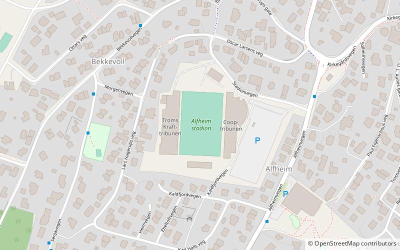 Alfheim Stadion location map
