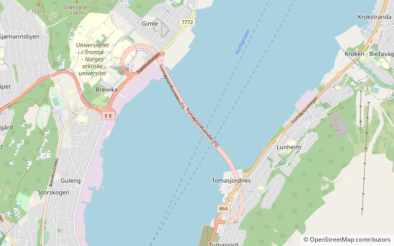 Túnel de Tromsøysund location map