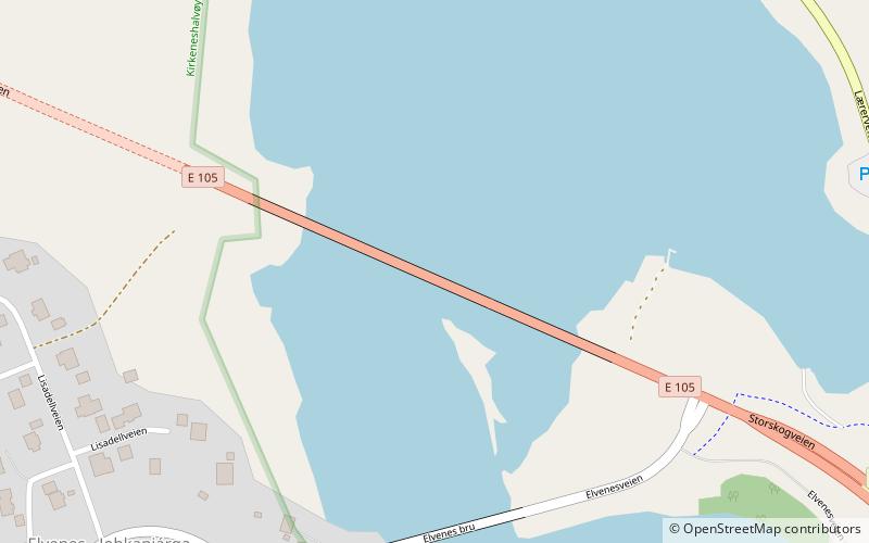 Bøkfjord Bridge location map