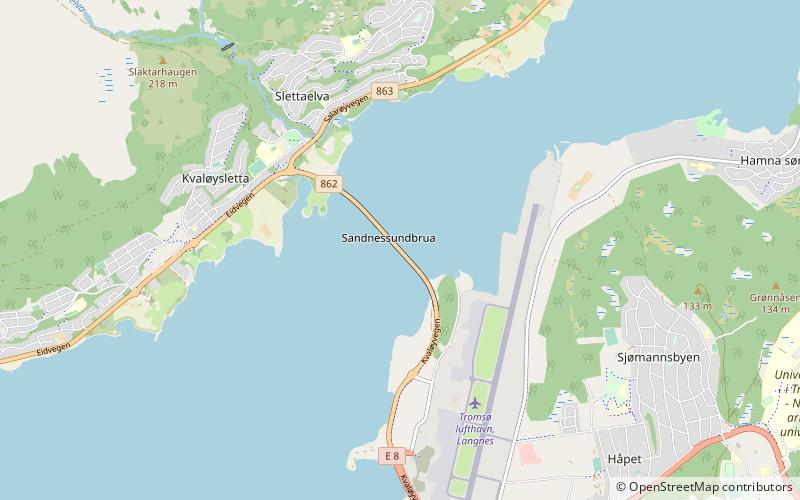 Sandnessund Bridge location map