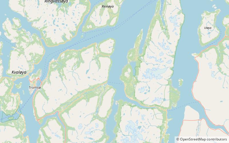 Ullsfjorden location map